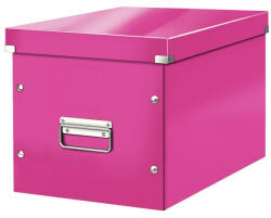 Leitz Tároló doboz LEITZ Click&Store L méret kocka rózsaszín (61080023)
