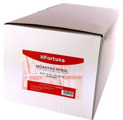 Fortuna Iratspirál műanyag FORTUNA 25mm 181-200 lap fehér 50/dob (09.0052802)