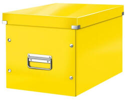 Leitz Tároló doboz LEITZ Click&Store L méret kocka sárga (61080016)