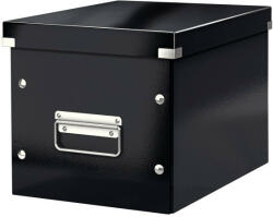 Leitz Tároló doboz LEITZ Click&Store M méret kocka fekete (61090095)