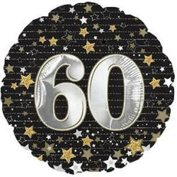  Szám, Számos lufi 18" 45cm - 60-as lufi elegáns (LUFI750119)