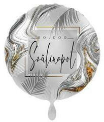  Szülinapi fólia lufi 17" 42cm Boldog Szülinapot, 81034 (LUFI799866)