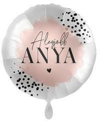  Anyák napi lufi 17" 43cm Legjobb Anya, mpr-70013 (LUFI464287)