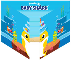 Baby Shark Party meghívó 8 db-os (DPA9908481)