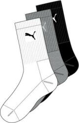 PUMA Sport zokni - 3pár/csomag - fehér-szürke-fekete (PUM-88035510-43/46)