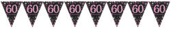 Amscan Happy Birthday Pink 60 zászlófüzér 3, 96 m (DPA9900614)