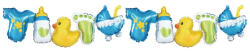 Party Pal Set ghirlanda baloane bebelus baiat 206 x 34 cm