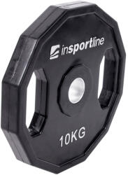 inSPORTline Gumírozott súlyzótárcsa inSPORTline Ruberton 10 kg