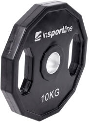 inSPORTline Olimpiai gumírozott súlyzótárcsa inSPORTline Ruberton 10 kg