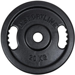 inSPORTline Öntöttvas olimpiai súlytárcsa inSPORTline Castblack OL 20 kg