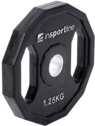 inSPORTline Gumírozott súlyzótárcsa inSPORTline Ruberton 1, 25 kg Súlytárcsa