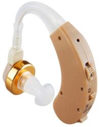 AXON hallókészülék (fül mögötti vezeték nélküli, hangerőszabályzó, hallást javító, 2db AG13 elemmel! ) BÉZS (F-139)