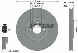 TEXTAR Disc frana TEXTAR PRO 92256903 (92256903)