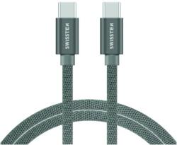 SWISSTEN Cablu Date Swissten USB-C to USB-C Textil 1.2M Gri