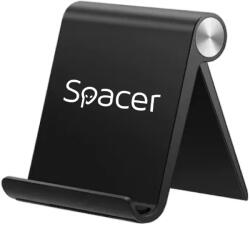 Spacer SUPORT telefon SPACER pliabil fixare pe biou universal cu unghi ajustabil dimensiuni 90 x 70 x 12mm negru "SPDH-FLIP-01-BK (SPDH-FLIP-01-BK)