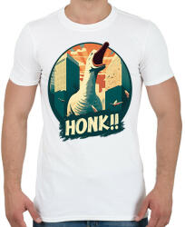 printfashion Honk! - Férfi póló - Fehér (11785505)