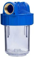 AquaPUR Carcasa filtru transparent aquapur 5" racord 3/4", pentru apa potabila (AQUA00110000525) - quickshop Filtru de apa bucatarie si accesorii