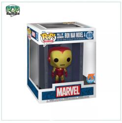 Funko Pop! Deluxe: Marvel Hall of Armor: Iron Man Model 4 (Metallic) #1036 (FU073025)