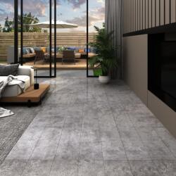 vidaXL Plăci pardoseală autoadezive, gri beton, 5, 21 m2, 2 mm, PVC (330193)