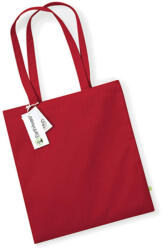 Westford Mill Bevásárló táska Westford Mill EarthAware? Organic Bag for Life - Egy méret, Piros