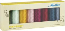 Mettler Ata de brodat POLY SHEEN KIT, 8 bucati, METTLER (PS8Modern-Kit) - masinidecusut