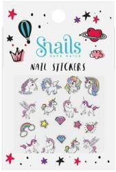 Snails Abțibilduri pentru unghii - Snails Nail Stickers Unicorn