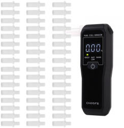 VEYO Pachet etilotest profesional cu senzor electrochimic CA05 + 50 rezerve