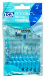 TePe Interdental brush original fogköztisztító kefe 8 db/csomag - 3-kék (0, 6 mm)
