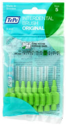 TePe Interdental brush original fogköztisztító kefe 8 db/csomag - 5-zöld (0, 8 mm)