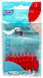 TePe Interdental brush original fogköztisztító kefe 8 db/csomag - 2-piros (0, 5 mm)