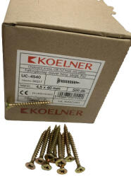 KOELNER KO UC- 4540 KOELNER . . . . 4.5*40 mm-es faforgácslapcsavar (500 db/dob, edb/gy) (04317)