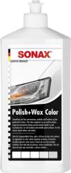 SONAX Solutie polish+ceara culoare alb NanoPro SONAX 500ml