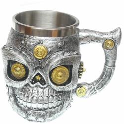 Tole 10 Imperial Cana Medievala Mechanical Skull 11.5cm 400ml decorat 360grade Tole 10 Imperial 39030