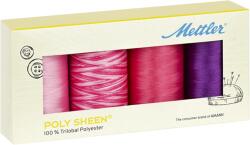 Mettler Ata de brodat POLY SHEEN BLOSSOM , 4 bucati, METTLER (PS4Blossom-Kit) - tiparedecroitorie