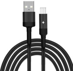 Cablu de date USB la Micro USB, 2.4A, 1.2M, Yesido (CA-28) - Negru