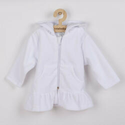 NEW BABY Plüss kapucnis pulóver New Baby Baby fehér - pindurka - 5 390 Ft
