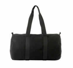 Kimood Uniszex táska Kimood KI0632 Cotton Canvas Hold-All Bag -Egy méret, Black/Black