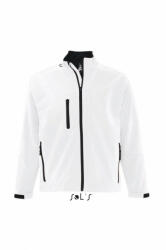 SOL'S Férfi kabát SOL'S SO46600 Sol'S Relax - Men'S Softshell Zipped Jacket -L, White