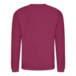 Just Hoods Uniszex pulóver Just Hoods AWJH030 Awdis Sweat -XS, Cranberry