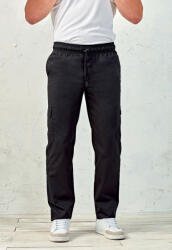 Premier Uniszex nadrág Premier PR555 Essential' Chef'S Cargo pocket Trousers -XS, Black