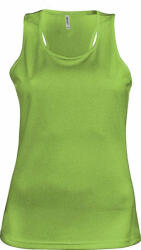 Proact Női Proact PA442 Ladies' Sports vest -XS, Lime