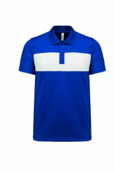 Proact Uniszex póló Proact PA493 Adult Short-Sleeved polo-Shirt -L, Sporty Royal Blue/White