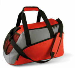 Kimood Uniszex táska Kimood KI0607 Sports Bag -Egy méret, Red/Slate Grey
