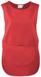 Premier Női Premier PR171 Women'S pocket Tabard -2XL, Red