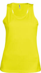 Proact Női Proact PA442 Ladies' Sports vest -XS, Fluorescent Yellow