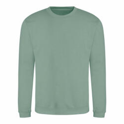 Just Hoods Uniszex pulóver Just Hoods AWJH030 Awdis Sweat -L, Dusty Green