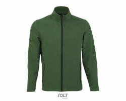 SOL'S Férfi kabát SOL'S SO01195 Sol'S Race Men - Softshell Zip Jacket -XL, Bottle Green