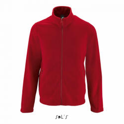 SOL'S Férfi kabát SOL'S SO02093 Sol'S norman Men - plain Fleece Jacket -3XL, Red