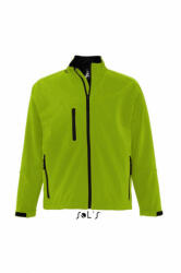 SOL'S Férfi kabát SOL'S SO46600 Sol'S Relax - Men'S Softshell Zipped Jacket -M, Green Absinthe