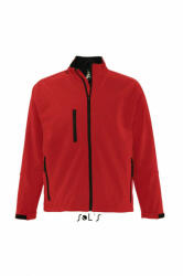 SOL'S Férfi kabát SOL'S SO46600 Sol'S Relax - Men'S Softshell Zipped Jacket -3XL, Pepper Red